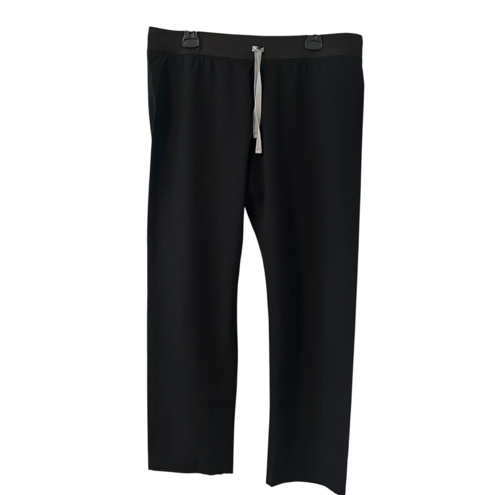 Figs Men's Black Scrubs Bottoms Drawstring